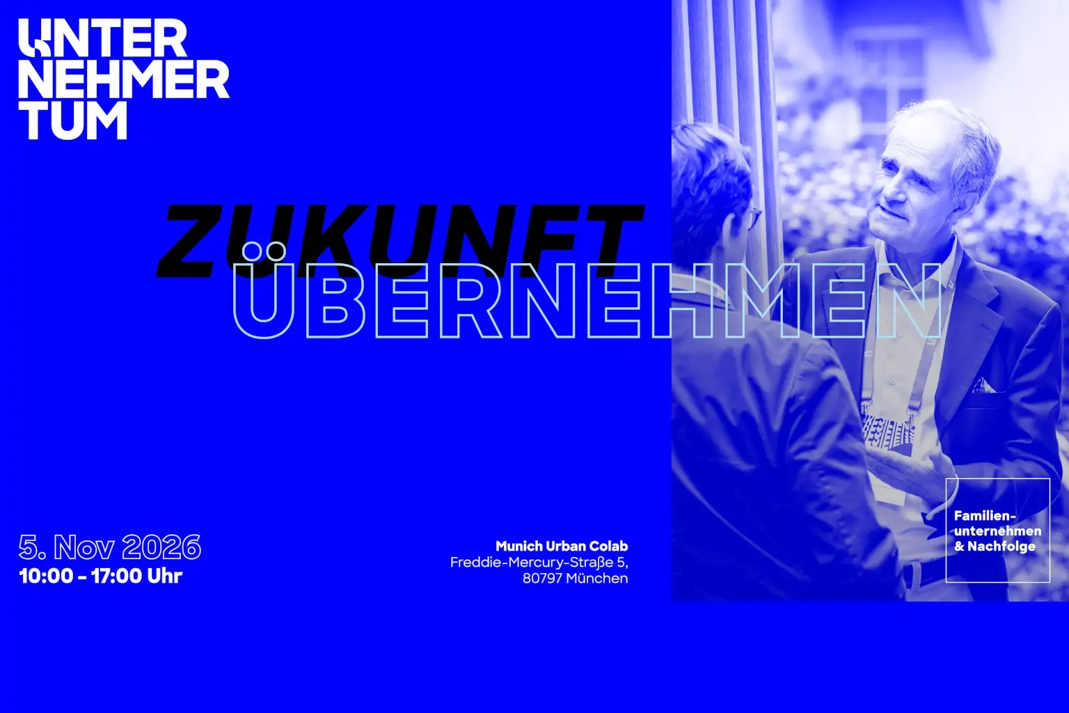 Titelbild mit Schriftzug "Zukunft übernehmen"