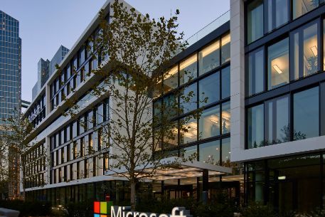 Microsoft Deutschland-Zentrale, Walter-Gropius-Str, Parkstadt Schwabing, München