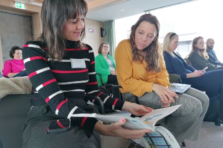 Teilnehmende Unternehmensvertreter*innen beim Klimapakt Workshop