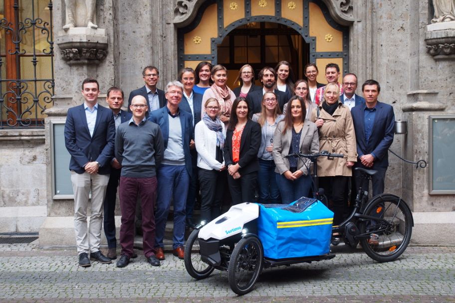Gruppenbild der Teilnehmerinnen und Teilnehmer am Projekt Betriebliches Mobilitaetsmanagement BMM 2018