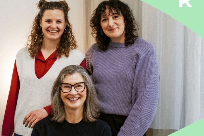Die Hosts: Anne Bley, Anne Bonsack und Katja von Eysmondt