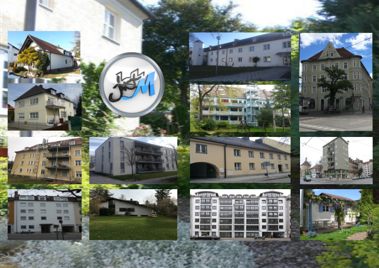 Häuser in denen Wohngruppen von JustM untergebracht sind.