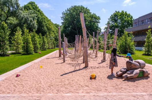 Öffentliche Grünflächen im Prinz-Eugen-Park