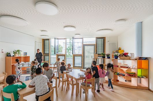 Neubau Grundschule Aidenbachstraße mit Sporthalle und Haus für Kinder