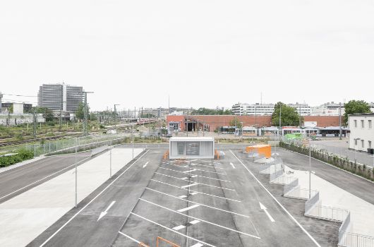Neubau Wertstoffhof plus in der Truderinger Straße