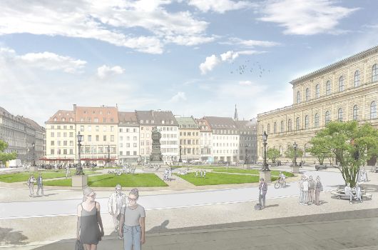 Max-Joseph-Platz Visualisierung