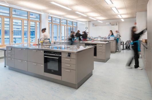 Die neue Schullehrküche ist Teil des Unterrichtskonzepts der Willy-Brandt-Gesamtschule