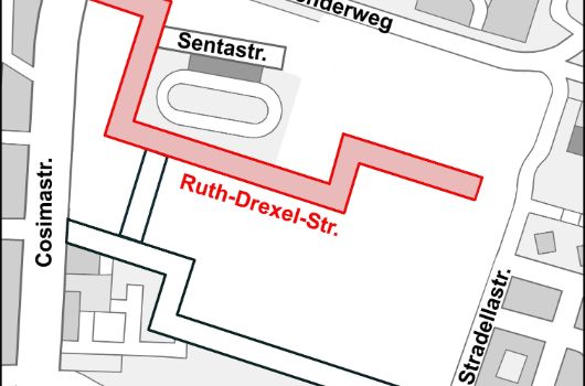 Verlauf Ruth-Drexel-Straße