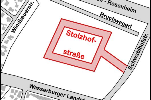 Verlauf Stolzhofstraße