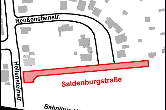 Verlauf Saldenburgstraße