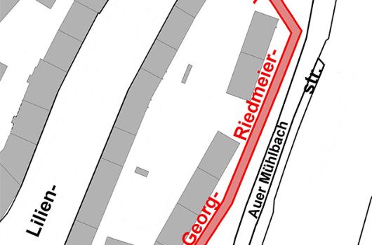 Georg-Riedmeier-Weg: Straßenverlauf