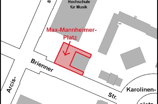 Max-Mannheimer-Platz - Straßenverlauf