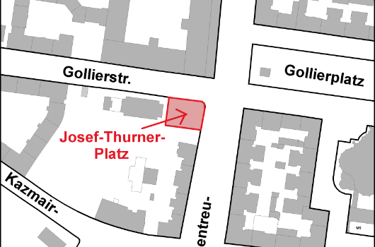 Josef-Thurner-Platz Verlauf