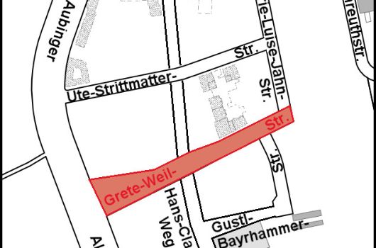 Grete-Weil-Straße Verlauf