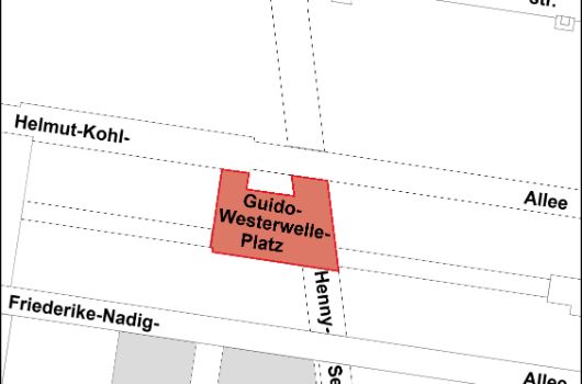 Guido-Westerwelle-Platz Verlauf