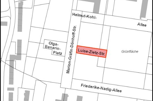 Verlauf Luise-Zietz-Straße
