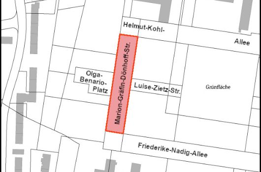 Verlauf Marion-Gräfin-Dönhoff-Straße