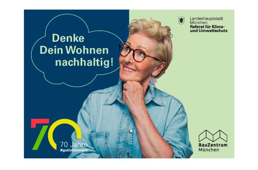 Postkarte "Denke Dein Wohnen nachhaltig!"