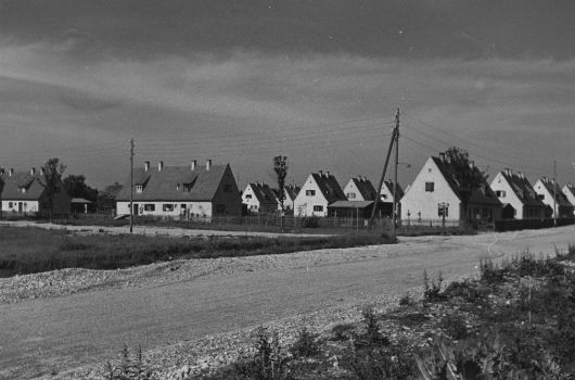 Kleinsiedlung in der Anton-Will-Straße (Aufnahme von 1951)