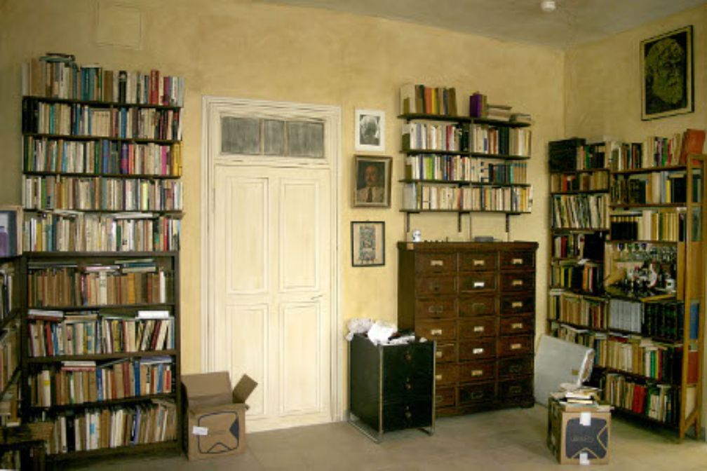 Arbeitszimmer und Bibliothek