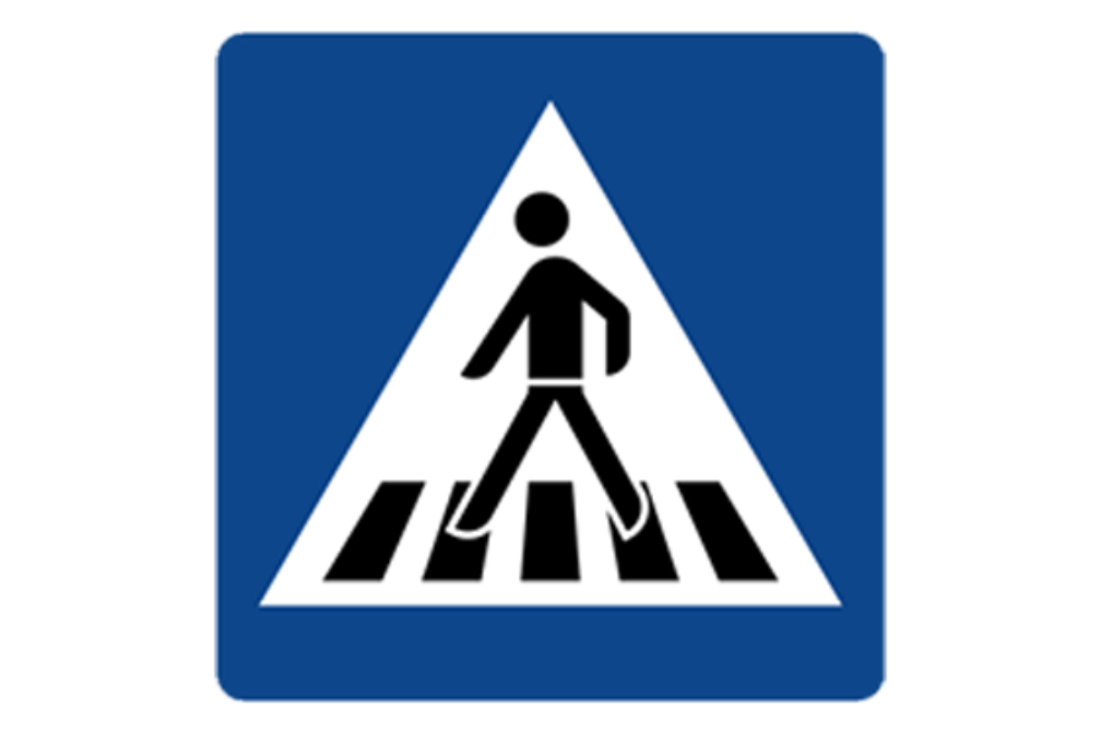 Verkehrszeichen Zebrastreifen