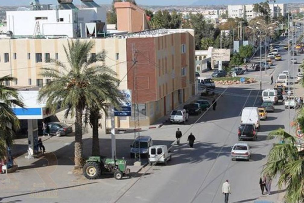 Bild aus der Innenstadt der tunesischen Stadt Kasserine.