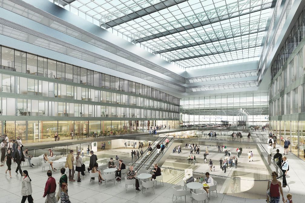 Der neue Münchner Hauptbahnhof: Die Empfangshalle