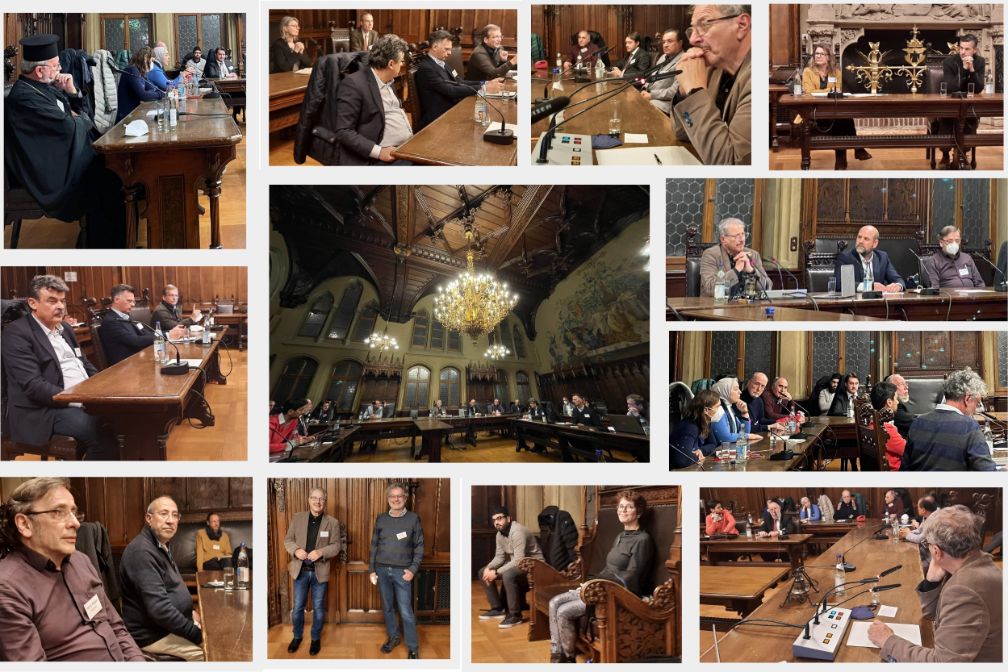  Collage von Teilnehmenden der Auftaktveranstaltung des interreligiösen Dialogbeauftragten