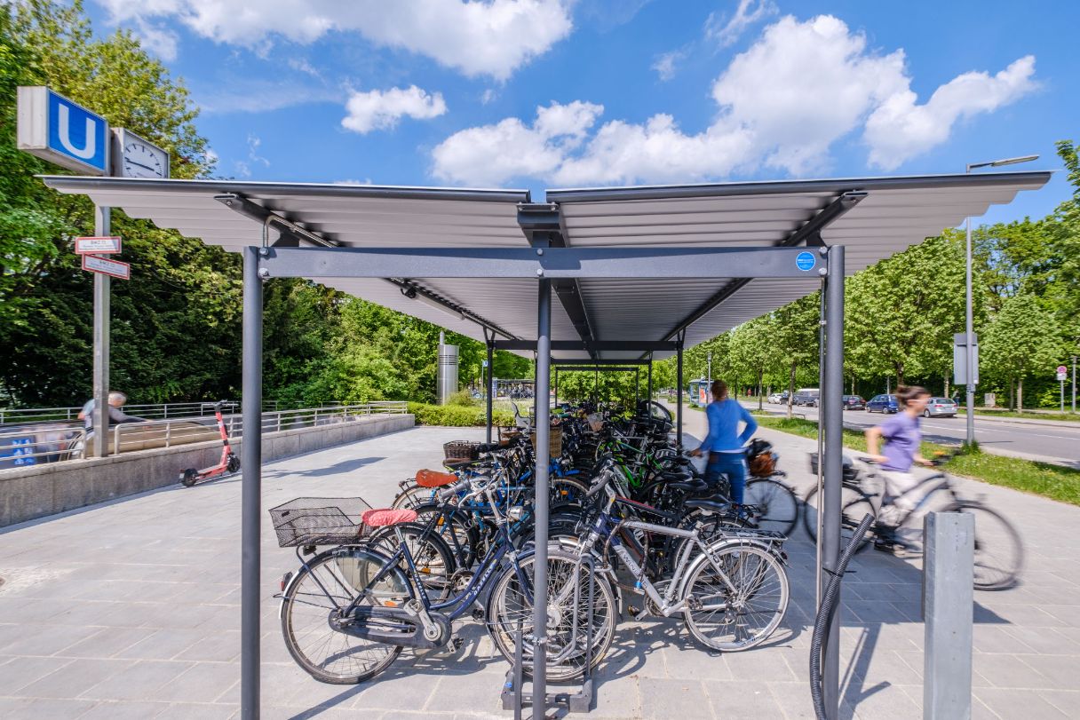 Fahrradstellablageplätze U-Bahnhof „Böhmerwaldplatz“