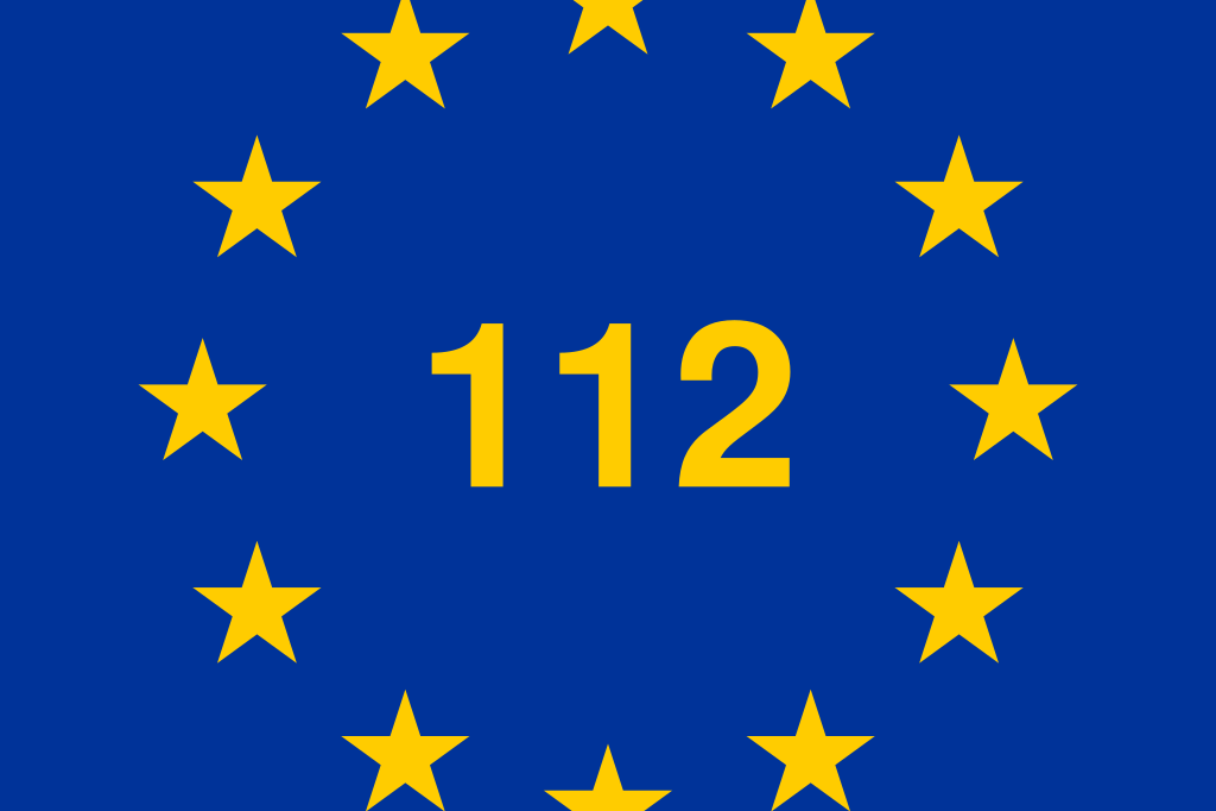 Logo des europaweiten Notrufs 112