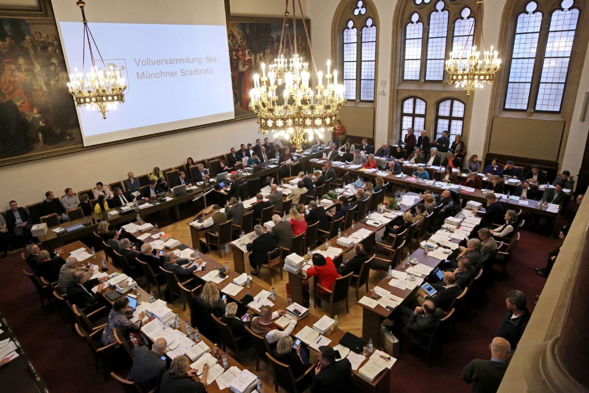 Vollversammlung des Münchner Stadtrats