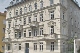 Außenansicht des Gebäudes des Statitischen Amtes in der Schwanthalerstraße 68