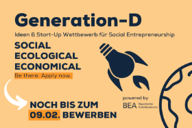 Plakat zum Generation-D Wettbewerb