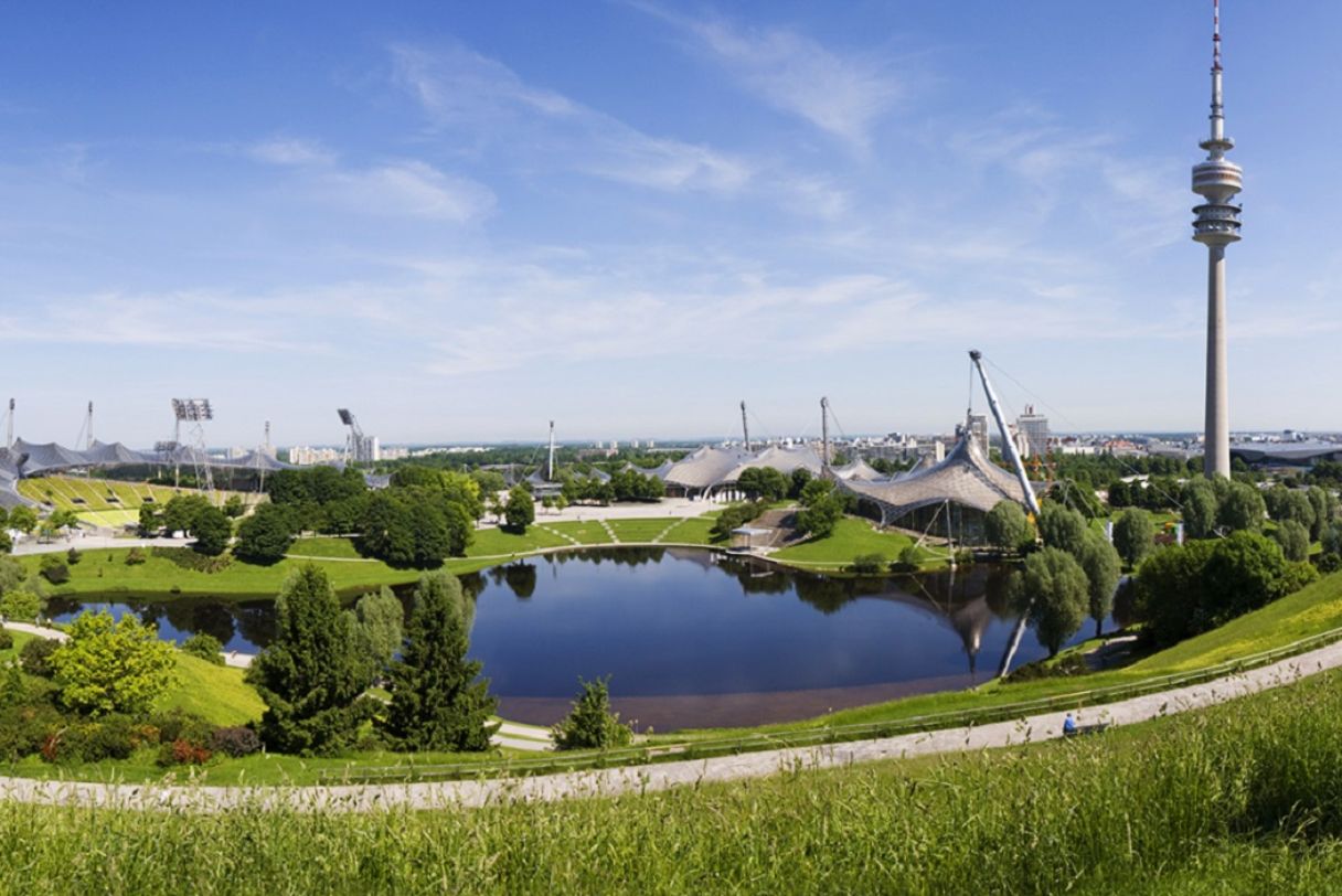 Blick auf den Olympiapark