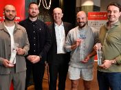 Gewinner Gründerpreis der Stadtsparkasse 2026 von ON7, Julius Brantner und mybacs
