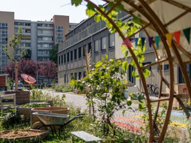 Verschattungsarchitektur Neuperlach