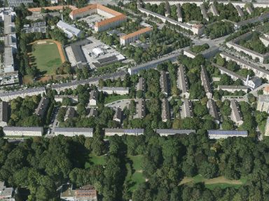 Luftbild Klimaquartier Ramersdorf