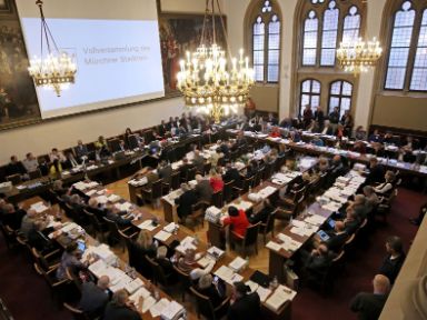 Vollversammlung des Münchner Stadtrats