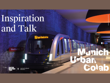 Banner zu Inspiration & Talk am 25.4. Bildmotiv U-Bahn Station 