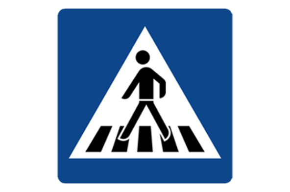 Verkehrszeichen Zebrastreifen