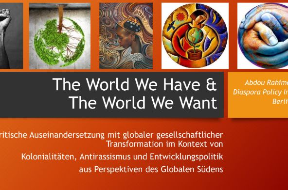 Titelbild des Auftakts im Juli 2020 zur Illustration der Veranstaltungsreihe München Global engagiert.