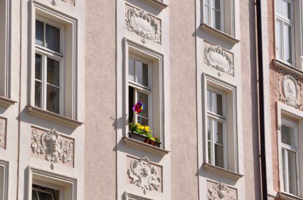 Gebäude im Dreimühlenviertel