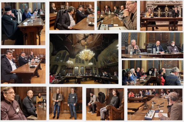  Collage von Teilnehmenden der Auftaktveranstaltung des interreligiösen Dialogbeauftragten