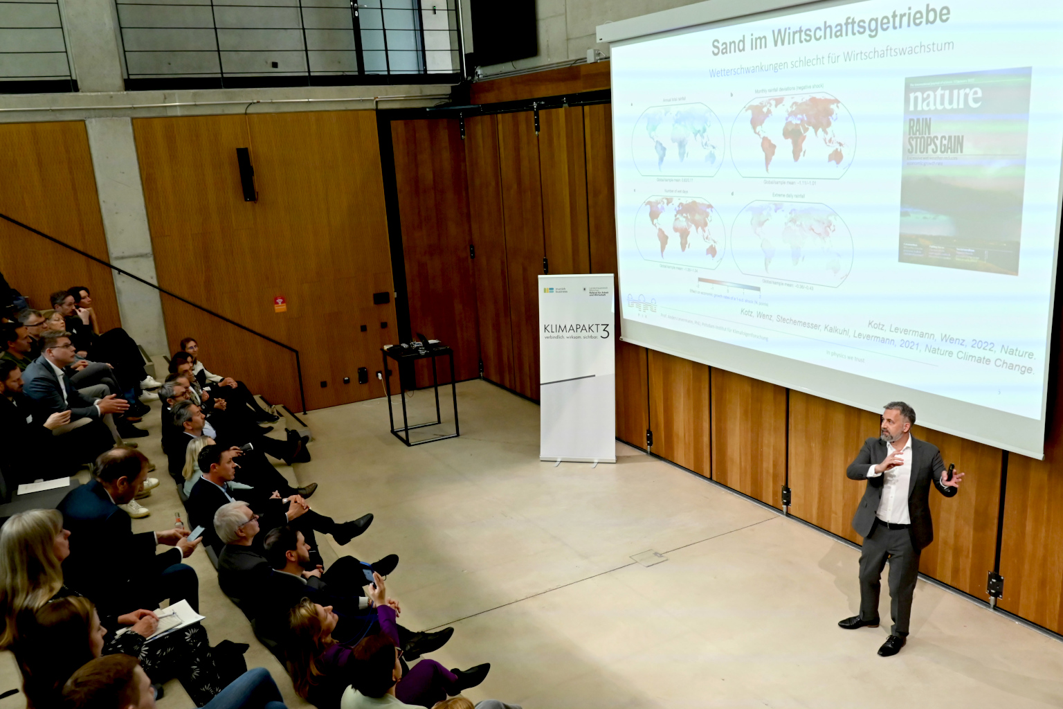 Keynote Prof. Levermann beim Klimapakt 3