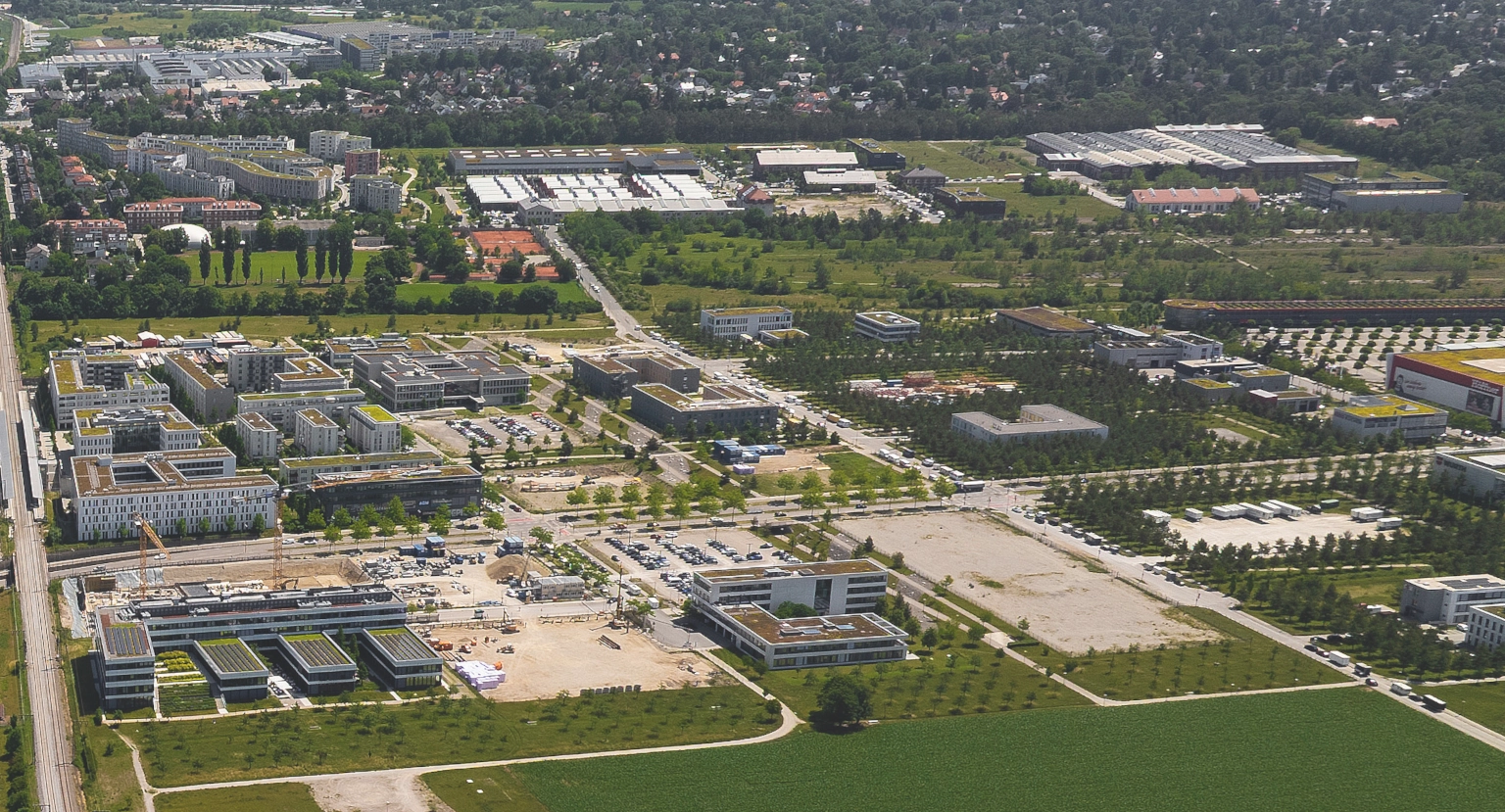 Luftbild Technologiepark Freiham