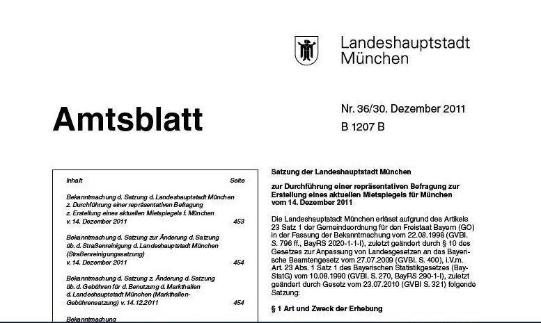 Amtsblatt Der Landeshauptstadt München – Landeshauptstadt München