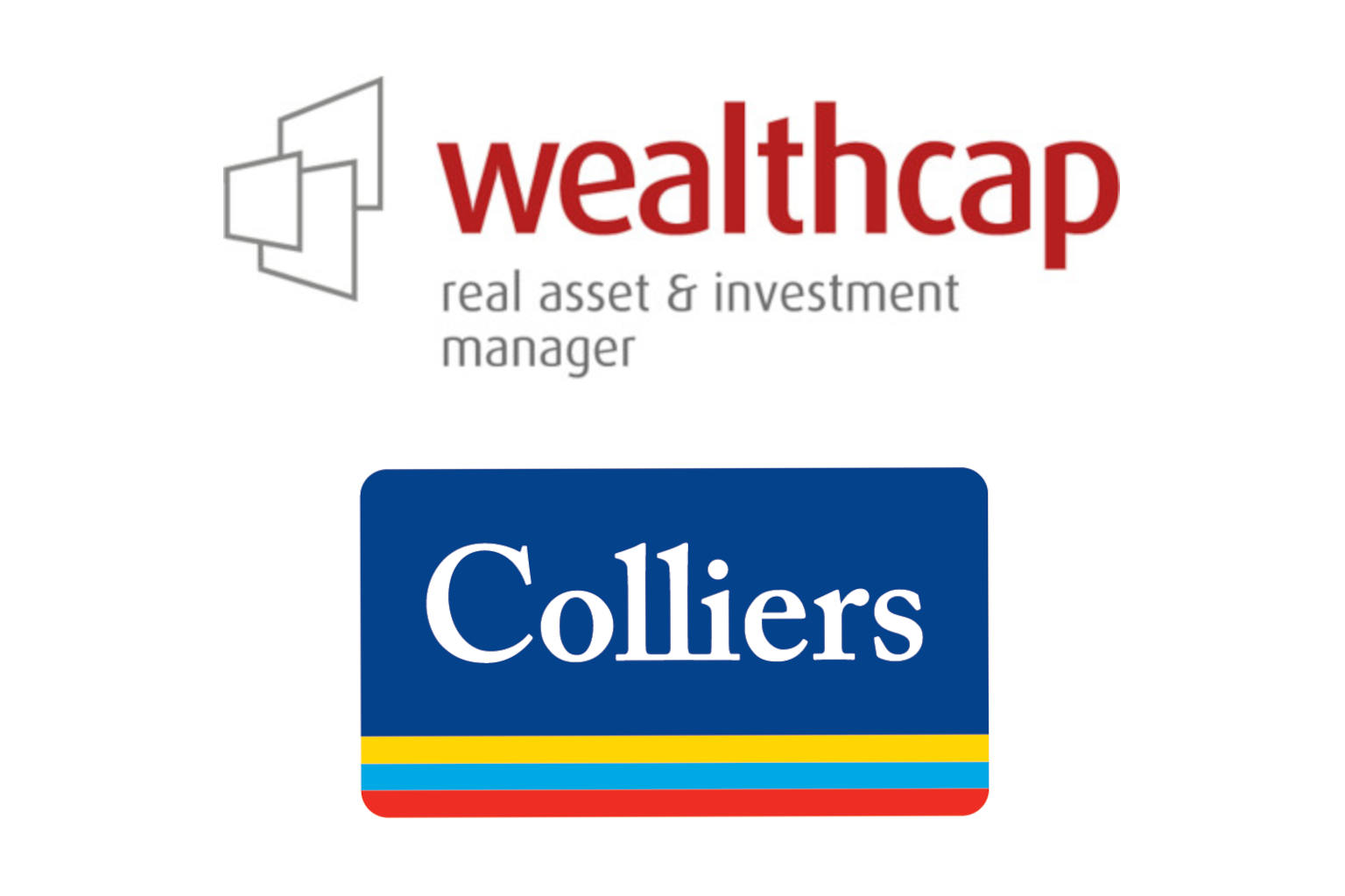 Logos Wealthcap und Colliers