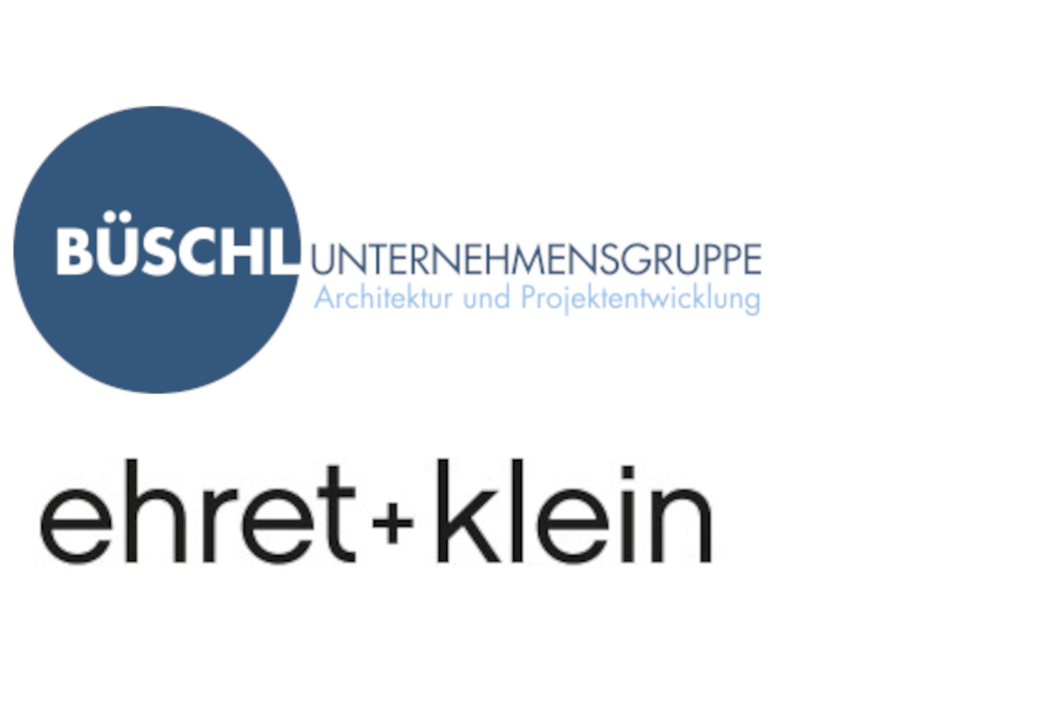 Logo der ehret+klein AG und der Büschl Unternehmensgruppe