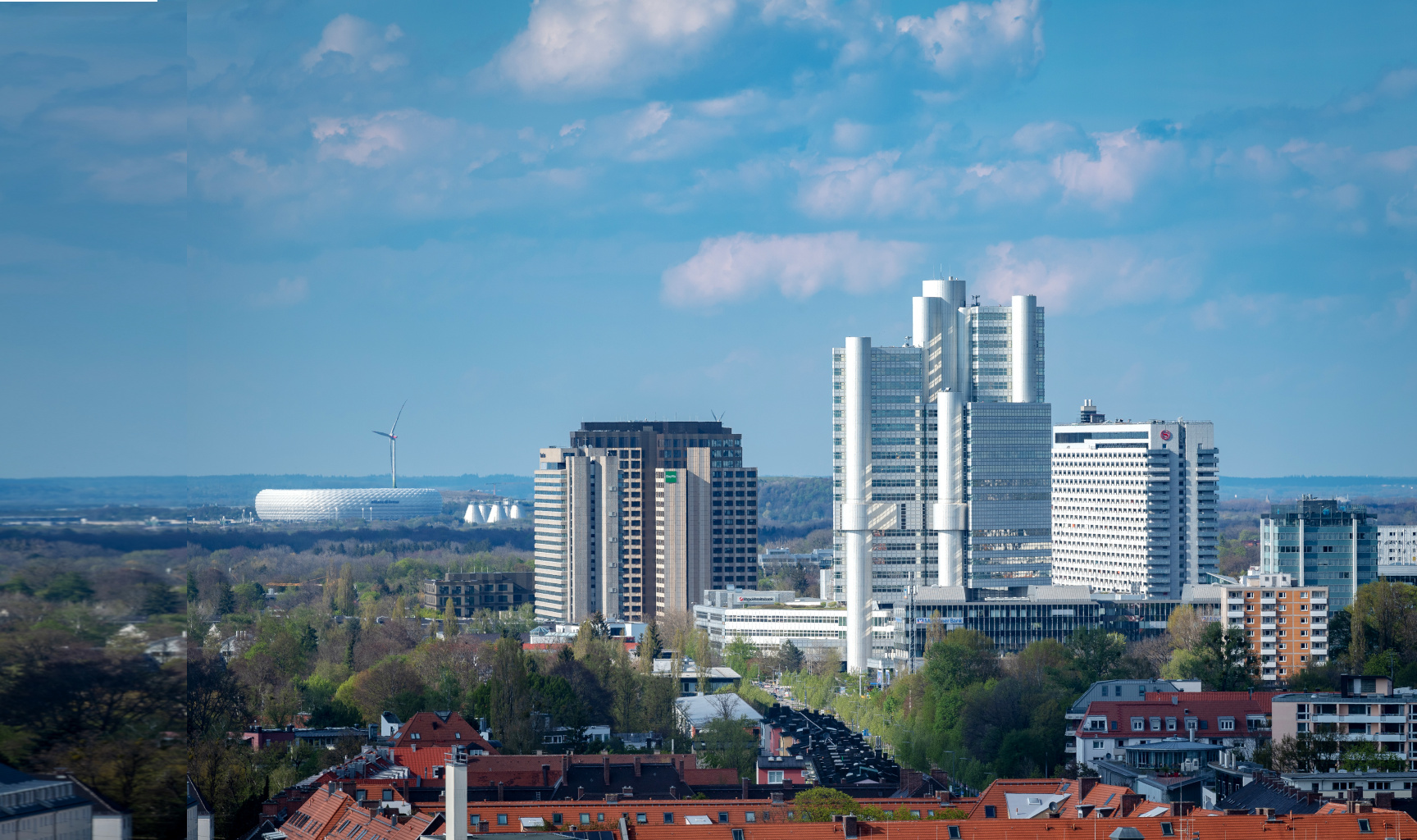 München: Allianz-Arena und HVB Tower