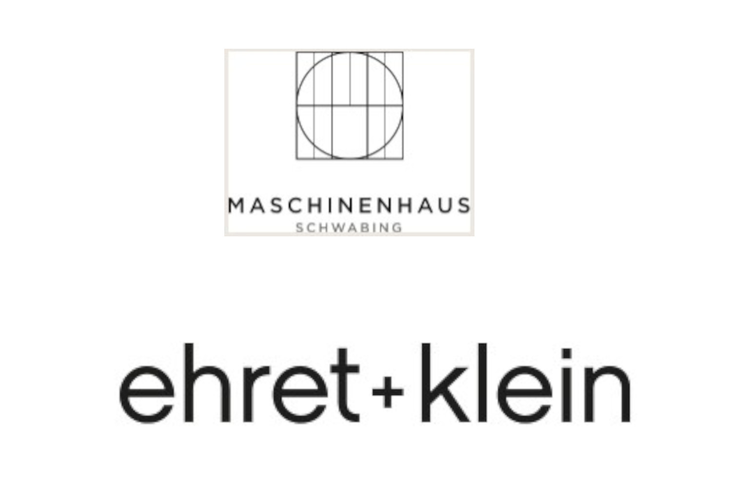 Logos Maschinenhaus Schwabing und ehret+klein AG